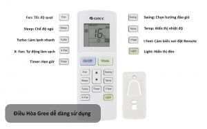 điều hòa gree dễ dàng sử dụng cho người mới