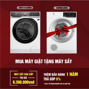 mua máy giặt tặng máy sấy