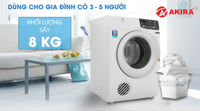 Lựa chọn kích thước máy giặt Electrolux nào cho gia đình?