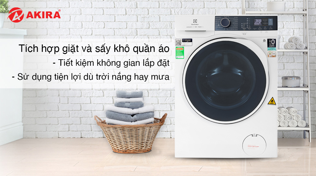 Máy giặt sấy Electrolux 9kg