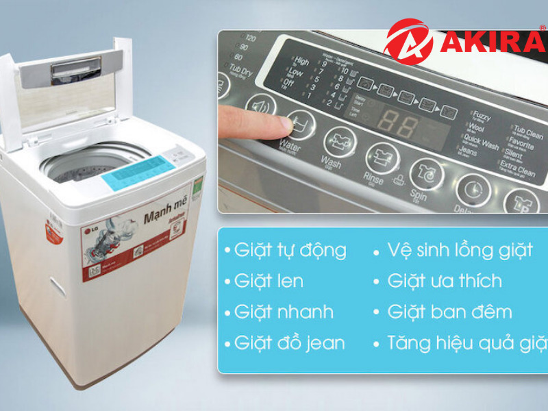 Hướng dẫn sử dụng máy giặt LG cửa trước