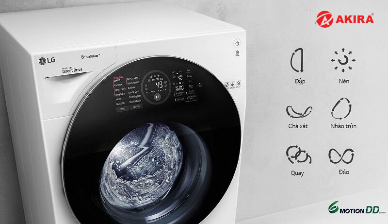 Máy giặt lồng ngang LG công nghệ dẫn động trực tiếp