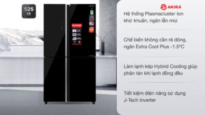 Tủ lạnh Sharp Inverter SJ-FXP600VG-BK