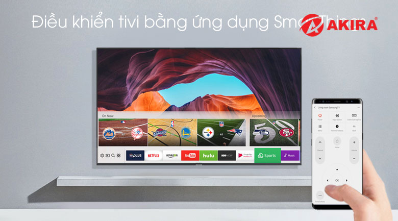 Giao diện tivi samsung 58 inch đầy đủ tính năng