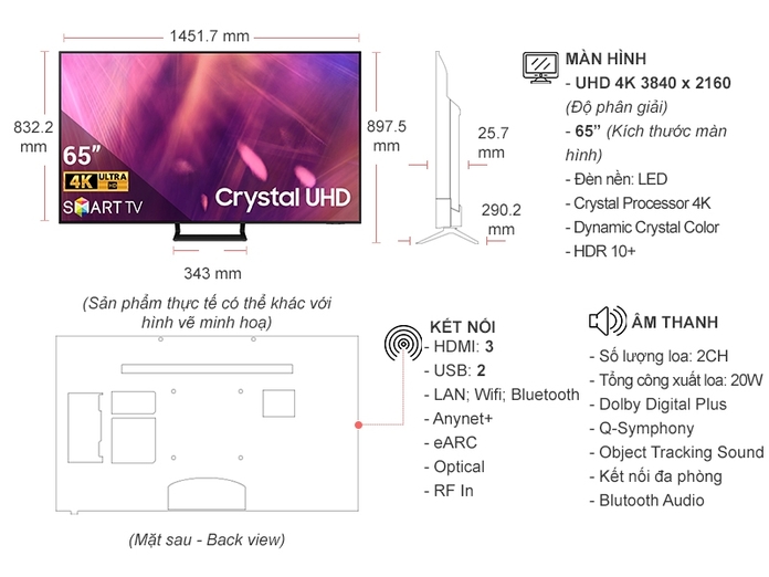 tivi samsung 65 inch