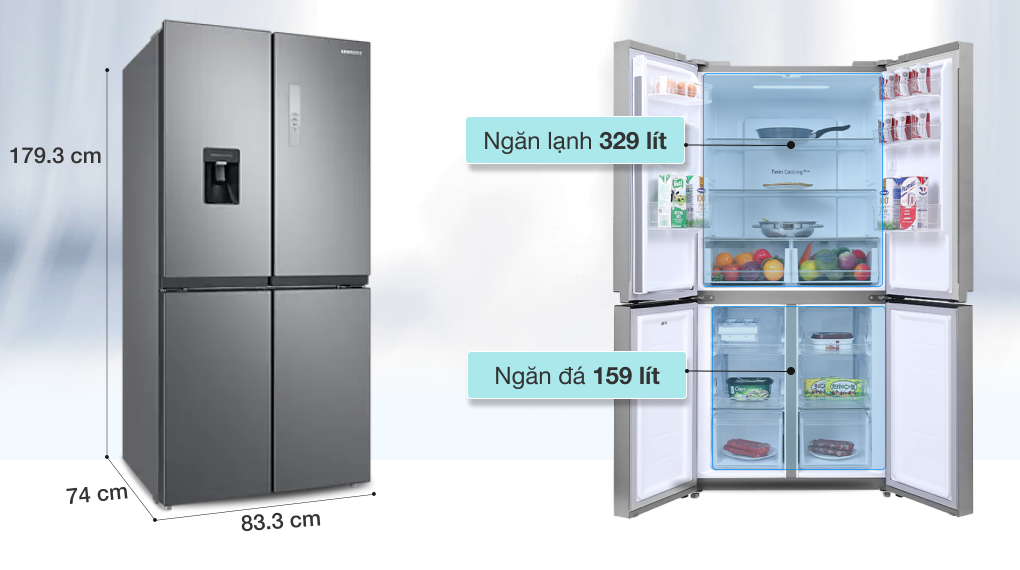 Tủ lạnh Panasonic NR-TV301BPKV Inverter 268 lít | Siêu thị Điện máy Eco-Mart
