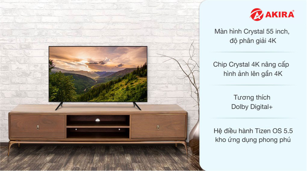 ưu điểm tivi samsung 55 inch tu8100