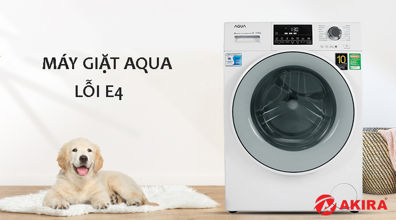 Máy giặt Aqua lỗi E4 - Điện Máy Akira