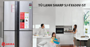 Cách chỉnh nhiệt độ tủ lạnh Sharp SJ-FX630V-ST