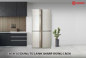 Bí quyết tiêu dùng tủ lạnh Sharp đúng bí quyết