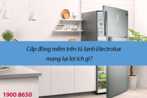Cấp đông mềm trên tủ lạnh Electrolux mang lại lợi ích gì?