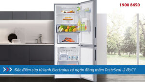 Đặc điểm của tủ lạnh Electrolux có ngăn đông mềm TasteSeal -2 độ C?