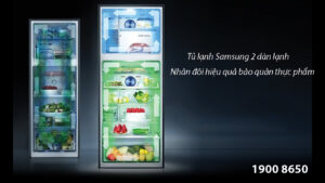 Tủ lạnh Samsung 2 dàn lạnh - Nhân đôi hiệu quả bảo quản thực phẩm