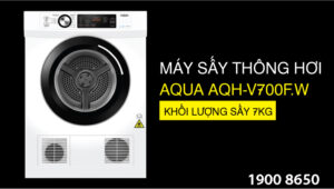 Ưu điểm của máy sấy thông hơi Aqua 7 Kg AQH-V700F.W