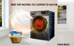 Ưu điểm và nhược điểm của máy sấy ngưng tụ Casper TD-80CGB