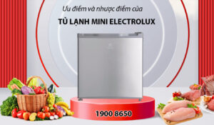 Ưu điểm và nhược điểm của tủ lạnh mini Electrolux
