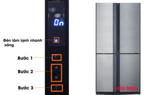 Cách sử dụng bảng điều khiển tủ lạnh Sharp SJ-FX630V-ST