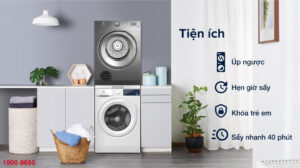 Review máy sấy thông hơi Electrolux 8.5 kg EDV854N3SB