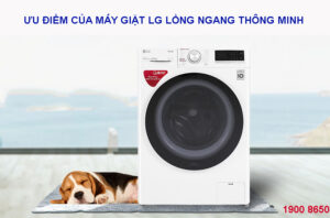 Ưu điểm của máy giặt LG lồng ngang thông minh
