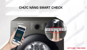 Cách sử dụng Smart Check test lỗi máy giặt Samsung