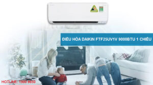 TOP 3 điều hòa Daikin 9000btu dùng cho phòng dưới 15 m2