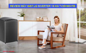 Review máy giặt LG Inverter 19 kg TV2519DV7B