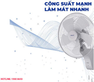 Review quạt treo tường Hatari IW22M1