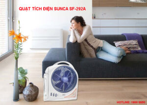 Ưu điểm của quạt tích điện Sunca SF-292A