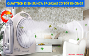 Quạt tích điện Sunca SF-292AS có tốt không?