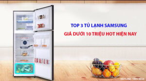 Top 3 tủ lạnh Samsung giá dưới 10 triệu Hot hiện nay