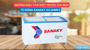 Những điều cần biết trước khi mua tủ đông Sanaky VH-3899K3
