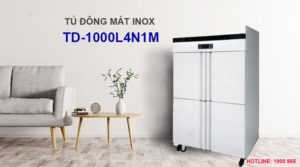 Review chi tiết tủ đông Mát Inox TD-1000L4N1M