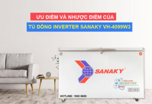 Ưu điểm và nhược điểm của tủ đông Inverter Sanaky VH-4099W3