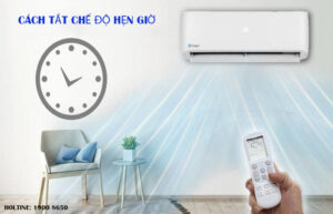 Cách hẹn giờ ở điều hòa Casper dòng M series