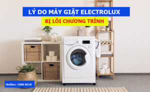 Lý do máy giặt Electrolux bị lỗi chương trình