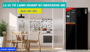 Lý do tủ lạnh Sharp SJ-SBX530VG-BK được săn đón