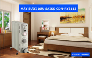 Cách sử dụng máy sưởi dầu Saiko CDN-RY3113