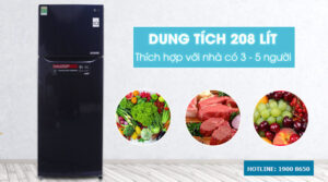 Tủ lạnh LG 208 lít bao nhiêu?