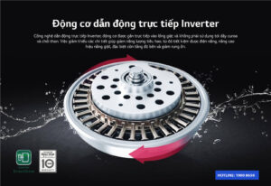 Ưu điểm của máy giặt LG Inverter 9kg FM1209S6W