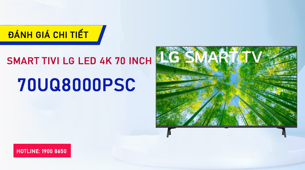 Đánh Giá Chi Tiết Smart Tivi Lg Led 4k 70 Inch 70uq8000psc Điện Máy Akira