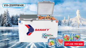 Có nên lựa chọn tủ đông Sanaky VH-2599W4K cho căn bếp nhỏ
