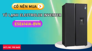Có nên tậu tủ lạnh Electrolux Inverter ESE6141A-BVN