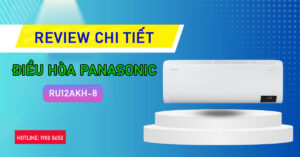 Điều hòa Panasonic RU12AKH-8 là mẫu inverter tiêu chuẩn với NanoeTMX thế hệ mới, du nhập xịn Malays