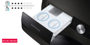 Review chi tiết máy giặt Samsung WW10TP44DSB/SV
