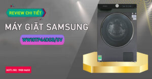 Review chi tiết máy giặt Samsung WW10TP44DSB/SV