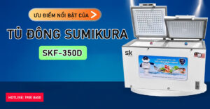 Ưu điểm nổi bật của tủ đông Sumikura SKF-350D