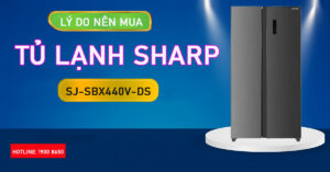 Lý do nên mua Tủ Lạnh Sharp SJ-SBX440V-DS