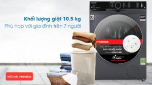 Top 3 Máy Giặt Toshiba 10.5 Kg bán chạy nhất hiện nay