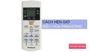 Cách hẹn giờ cho điều hòa Panasonic