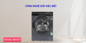 Review chi tiết máy giặt Aqua AQD-A852J.BK